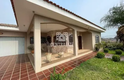 Casa com 4 dormitórios à venda, oficinas, ponta grossa - pr