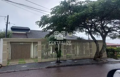 Casa com 3 dormitórios à venda, órfãs, ponta grossa - pr