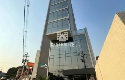 Edifício health tower, sala comercial para locação, nova rússia, ponta grossa - pr