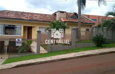 Casa com 3 dormitórios para locação, oficinas, ponta grossa - pr