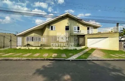 Casa com 3 dormitórios para locação, oficinas, ponta grossa - pr