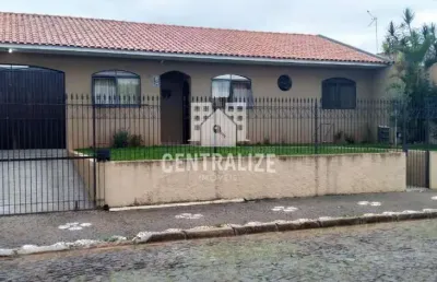 Casa com 5 dormitórios à venda, oficinas, ponta grossa - pr