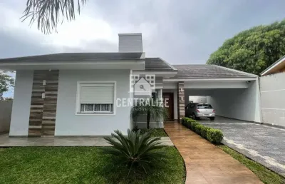 Casa com 5 dormitórios à venda, colônia dona luiza, ponta grossa - pr