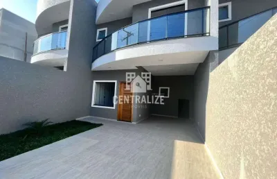 Sobrado com 3 dormitórios à venda, oficinas, ponta grossa - pr