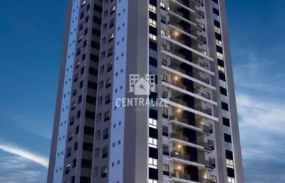 Apartamento com 3 dormitórios à venda, estrela, ponta grossa - pr