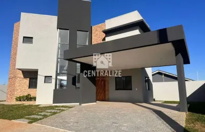 Condomínio com 3 dormitórios à venda, cara-cara, ponta grossa - pr