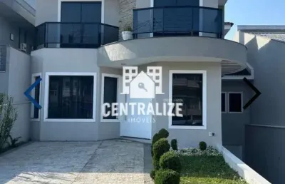 Locação - sobrado condomínio parque dos franceses, oficinas ponta grossa - pr
