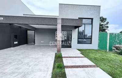 Casa em condomínio fechado com 2 quartos à venda no Cará-cará, Ponta Grossa 