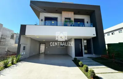 Casa em condomínio fechado com 3 quartos à venda no Cará-cará, Ponta Grossa 
