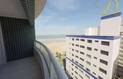 Apartamento de 03 quartos à venda na vila guilhermina, prédio frente ao mar, aceita financiamento bancário ou direto!!!