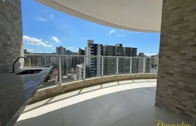 Apartamento alto padrão de 3 dorm(s) sendo 3 suítes na guilhermina em praia grande.