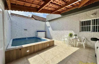 Casa de 3 dorm(s), sendo 2 suítes com piscina, mobiliado na tupi em praia grande
