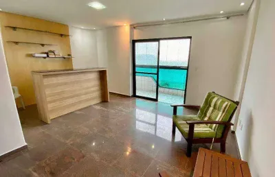Apto de 3 dorm(s), sendo 1 suíte1, 187m², frente mar, forte em praia grande- sp.