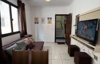 Apto de 1 dormitório, 1 vaga, excelente localização no boqueirão em praia grande sp.