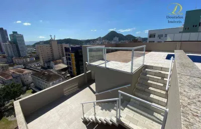 Cobertura com 4 dormitórios à venda, 420 m² por r$ 1.270.000,00 - boqueirão - praia grande/sp