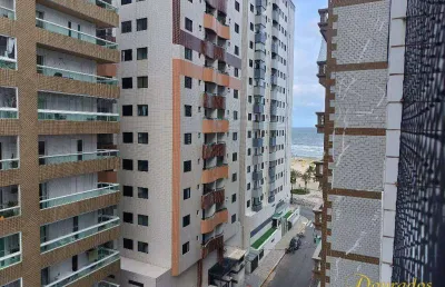 Apartamento 1 dormitório, sendo suíte,  com sacada, 1 vaga, 62 m², ocian praia grande – sp