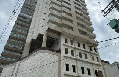 Apto em fase final de construção de 1 dormitório, com varanda gourmet - aviação em praia grande/sp