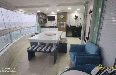 Apartamento de 2 dorm(s), sendo 1 suíte com vista mar - jd. real em praia grande sp.