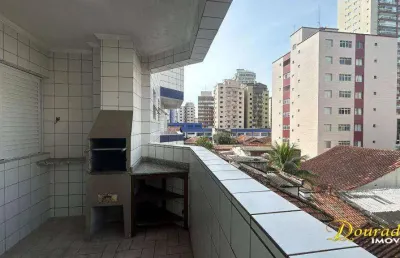 Apartamento 1 dormitório (sendo 1 suíte), churrasqueira na sacada, 55m², 1 vaga, aviação em praia grande sp.