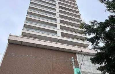 Apartamento novo, alto padrão, com 3 dormitórios à venda, 119 m², canto do forte - praia grande/sp