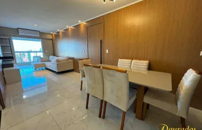 Apartamento alto padrão com 3 suítes, varanda gourmet com vista livre, em praia grande, na vila guilhermina.