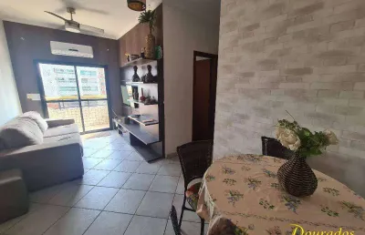 Apto de 2 dorm(s), sendo 1 suíte, mobiliado, na aviação em praia grande sp.