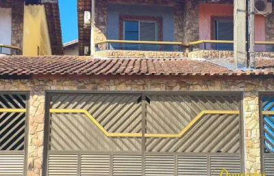 Casa com 2 dormitórios à venda, 100 m² por r$ 500.000,00 - aviação - praia grande/sp