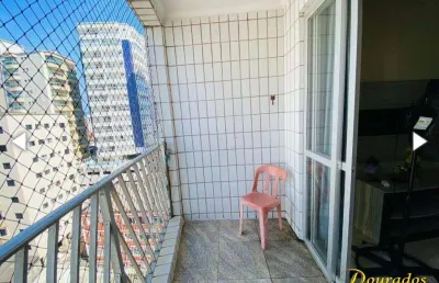 Apartamento 1 dormitório com sacada , mobiliado na aviação em praia grande sp.