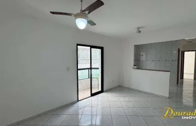 Apto de 1 dormitório, sacada frente rua, 53m² , 1 vaga na guilhermina em praia grande sp.