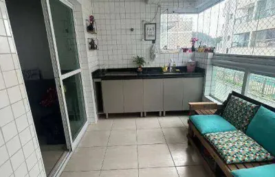 Apartamento com 2 dormitórios à venda, 77 m² por r$ 610.000 - canto do forte - praia grande/sp