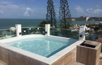 Casa com 6 dormitórios à venda, 480 m² por r$ 2.200.000 - ponta negra - natal/rn