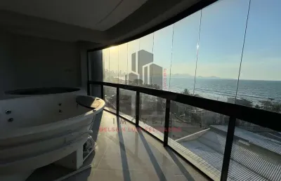 Apartamento de luxo frente mar em porto belo/sc no bairro balneário perequê, 4 suítes sendo 01 master e 3 vagas de garagem. bem localizado. investir