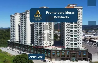 Apartamento pronto mobiliado em itapema/sc no bairro jardim praia mar, com 60m², 2 dormitórios sendo 1 suíte. área de lazer completa. investimento!