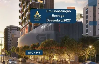 Apto construção em itapema/sc bairro meia praia, com 205.09m²  área privativa, sendo 4 suítes, 3 vagas de garagem, área de lazer completa