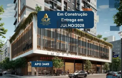 Apto em construção em itapema/sc bairro morretes, com 68,78m² área privativa, com 2 dormitórios, sendo 1 suíte, 1 vaga de garagem, com área de lazer