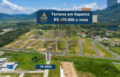Somente na vista terreno em itapema/sc no bairro morretes no loteamento campo verde com 200 m²,