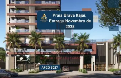 Apto na praia brava itajaí, entrada: r$ 133.954,11 48x 3.720.95 6 balões semestrais r$ 22.325,70 financiamento: r$ 446.513,94.