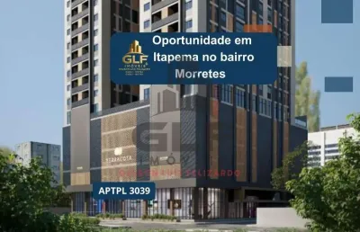 Apartamento pré lançamento em itapema/sc no bairro morretes próximos a comercios e escolas, apartamento com 69m² apartamento conta com 2 domitorios