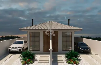 Casa com 3 dormitórios sendo 1 suíte no loteamento nova palhoça com 74 m² por r$ 450.000