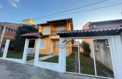 Sobrado com amplo terreno de 4 dormitórios à venda, 170m² por r$ 680.000,00 - parque universitário/são josé - canoas/rs
