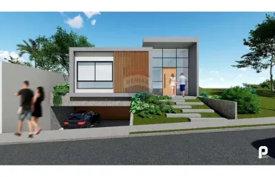 Casa linear com 3 suítes no condomínio estrela alta