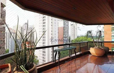 Cobertura com 4 dormitórios 3 suítes à venda, 581 m²  - moema pássaros - são paulo/sp