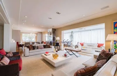 Apartamento amplo com varanda 3 suítes 5 vagas em moema pássaros sp