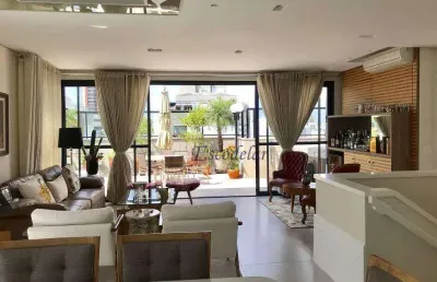 Cobertura com 4 dormitórios à venda, 280 m² por r$ 4.200.000,00 - perdizes - são paulo/sp