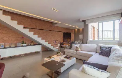 Cobertura com 4 dormitórios à venda, 341 m² por r$ 5.000.000,00 - brooklin - são paulo/sp