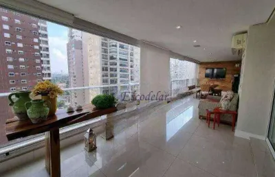 Apartamento com 4 dormitórios à venda, 370 m² por r$ 10.000.000,00 - campo belo - são paulo/sp
