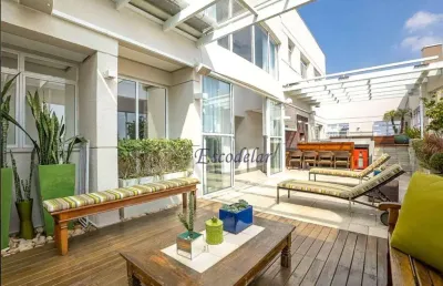 Cobertura com 4 dormitórios à venda, 355 m² por r$ 6.880.000,00 - moema - são paulo/sp