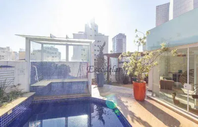 Cobertura à venda, 250 m² por r$ 3.950.000,00 - indianópolis - são paulo/sp