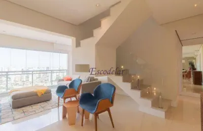 Cobertura com 3 dormitórios à venda, 175 m² por r$ 3.990.000,00 - brooklin novo - são paulo/sp
