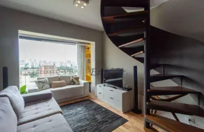 Cobertura à venda, 182 m² por r$ 2.150.000,00 - moema - são paulo/sp